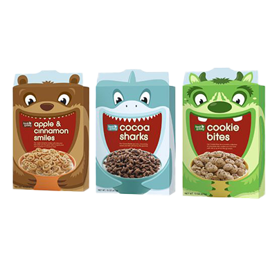 Custom Colourful Cereal Boxes